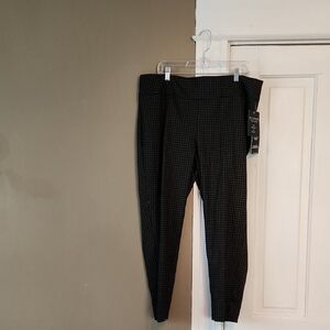 NWT Zac & Rachel Black Checkered Pants